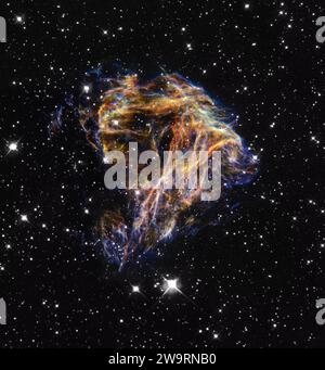 Stellar Debris in the Large Magellanic Cloud photographed by the NASA ...