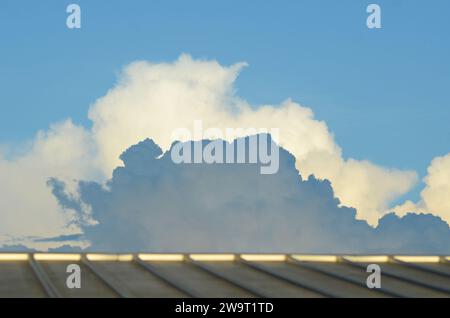 An unusual cloud formation. Stock Photo