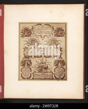 Photo production of a drawing of a pedigree, from King William I to ...