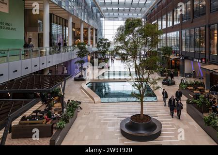 Large modern shopping center - Hoog Catharijne, in the center of Utrecht. Stock Photo