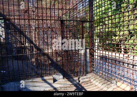 Los Angeles, California: Old Abandoned Los Angeles Zoo located in Griffith Park Stock Photo