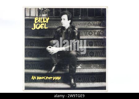 LP  album record cover Billy Joel an innocent man Stock Photo