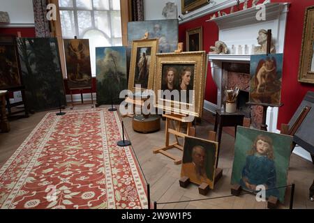 UK, England, Surrey, Compton, Watts Artists’ Village, Limnerslease, George Frederick Watts’ studio Stock Photo
