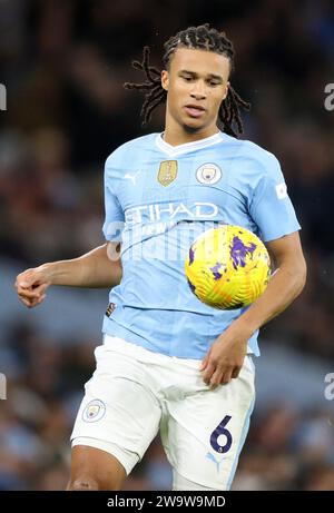 Etihad Stadium, Manchester, UK. 30th Dec, 2023. Premier League Football, Manchester City versus Sheffield United; Nathan Ake of Manchester City Credit: Action Plus Sports/Alamy Live News Stock Photo