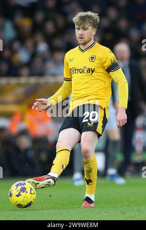 Tommy Doyle of Wolves in action during the Premier League match between ...