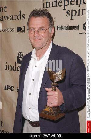 © Lionel Hahn/ABACA. 33345-2. Los Angeles-CA, USA. 03rd Mar, 2002. The 2002 IFP/West Independent Spirit Awards, the premier event in the independent film community. Pictured : Best Male Lead for In The Bedroom Tom Wilkinson Credit: Abaca Press/Alamy Live News Stock Photo
