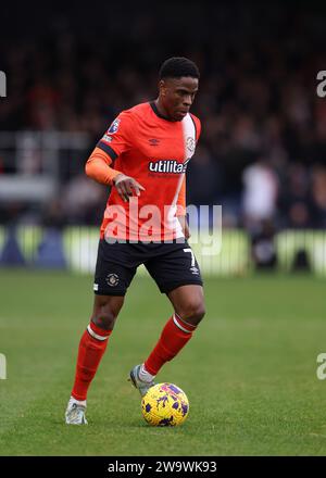 Luton, UK. 30th Dec, 2023. Chiedozie Ogbene during the Premier League match at Kenilworth Road, Luton. Picture credit should read: David Klein/Sportimage Credit: Sportimage Ltd/Alamy Live News Stock Photo