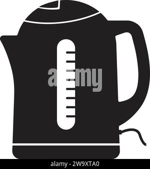 Electric Kettle Symbol Vector | Domestic Appliance | kettle icon Stock Vector