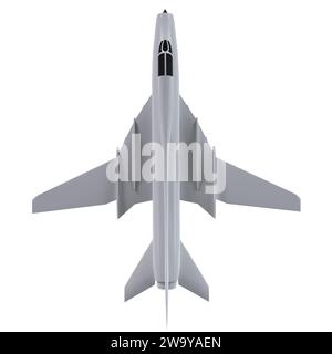 Aircraft isolated on white background Stock Photo