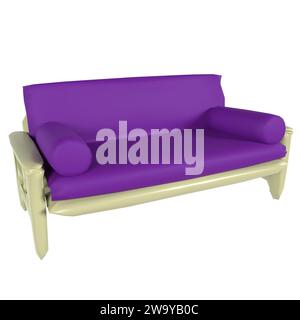 Couch isolated on white background Stock Photo