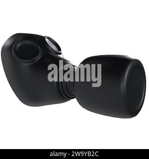 Gas Mask isolated on white background Stock Photo