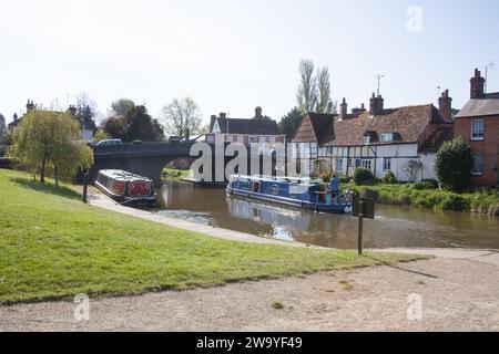 Views of Hungerford, Berkshire in the UK Stock Photo