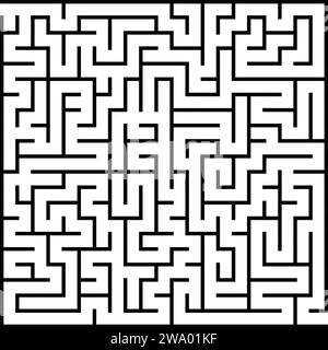 Kids riddle, maze puzzle, labyrinth vector illustration Stock Vector