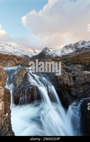 Cuillin mountains from Coire na Creiche, Glen Brittle Stock Photo