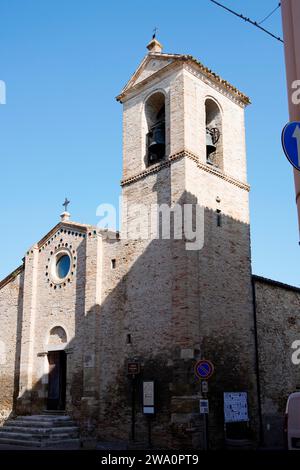 Church, Chiesa, Atri, Province of Teramo, Region of Abruzzo, Italy, Europe Stock Photo