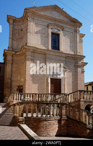 Church, Chiesa, Atri, Province of Teramo, Region of Abruzzo, Italy, Europe Stock Photo