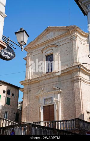 Church, Chiesa, Atri, Province of Teramo, Region of Abruzzo, Italy, Europe Stock Photo