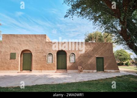 Luxor, Egypt - December 26 2023: House of archaeologist Howard Carter, discoverer of Tutankhamun in valley of kings Stock Photo