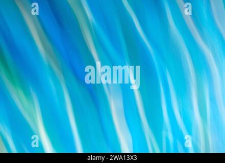 Diagonal blue and green bands Stock Photo