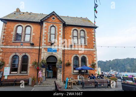 Autumn 2023, Fowey in Cornwall England,Royal British Legion working mens institute building in the town centre,England,UK,2023 Stock Photo