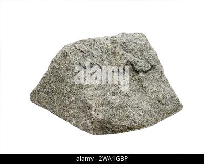 Granite stone isolated on white background Stock Photo