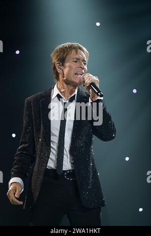 Cliff Richard live in Brussels | Cliff Richard en concert au Palais 12. Stock Photo