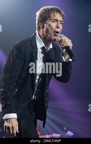 Cliff Richard live in Brussels | Cliff Richard en concert au Palais 12. Stock Photo