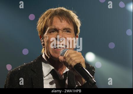 Cliff Richard live in Brussels | Cliff Richard en concert au Palais 12. Stock Photo