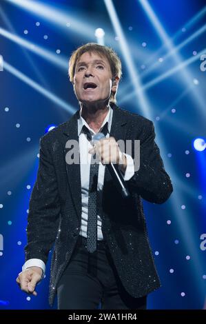 Cliff Richard live in Brussels | Cliff Richard en concert au Palais 12. Stock Photo