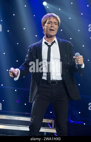 Cliff Richard live in Brussels | Cliff Richard en concert au Palais 12. Stock Photo