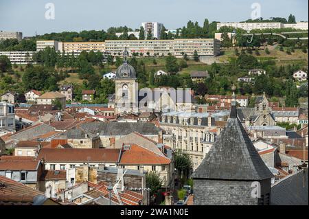 Bar-le-Duc est une ville connue pour la qualite de son patrimoine et son superbe quartier renaissance. La tour de l'horloge |  Bar-Le-Duc is a city kn Stock Photo