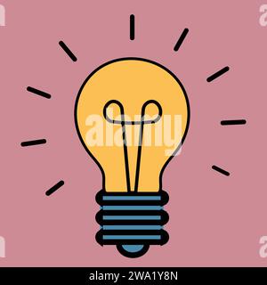 Light idea icon pro vector illustration Stock Vector