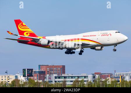 Amsterdam, Netherland - April 28th 2022: Suparna Cargo Boering 747 at Amsterdam Airport Stock Photo