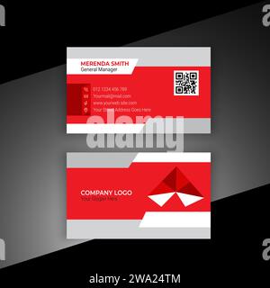 Creative modern name card and business card Stock Vector