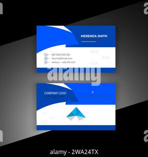 Creative modern name card and business card Stock Vector