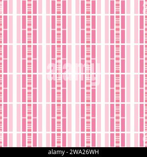 Abstract seamless background with pink stripes Stock Photo