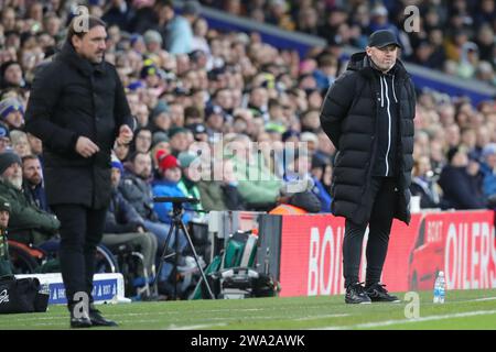 Leeds, UK. 01st Jan, 2024. Wayne Rooney manager of Birmingham City during the Sky Bet Championship match Leeds United vs Birmingham City at Elland Road, Leeds, United Kingdom, 1st January 2024 (Photo by James Heaton/News Images) in Leeds, United Kingdom on 1/1/2024. (Photo by James Heaton/News Images/Sipa USA) Credit: Sipa USA/Alamy Live News Stock Photo