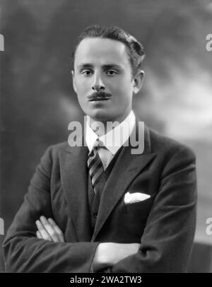 Oswald Mosley. Portrait of the British fascist politician, Sir Oswald Ernald Mosley (1896-1980) in 1922 Stock Photo