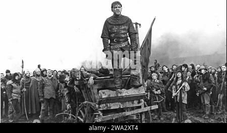 HENRY V  1989 Curzon Film Distributors production with Kenneth Branagh Stock Photo