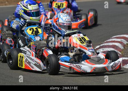 Sebastian Wheldon during his early karting career, following in his ...