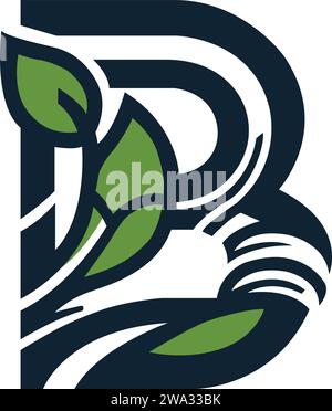 Explore simplicity with our Letter B Logo Template in Vector. This elegantly designed emblem embodies versatility and sophistication, featuring the le Stock Vector