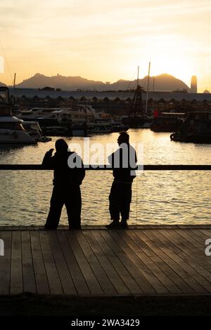 The Waterfront Boardwalk in Kwun Tong Promenade, Hong Kong. Former Kwun ...