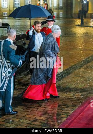 Copenhagen Denmark 01st Jan 2024 COPENHAGEN Queen Margrethe   Copenhagen Denmark 01st Jan 2024 Queen Margrethe Of Denmark Arrives At Amalienborg Palace In Copenhagen On January 01 2024 To Attend The New Years Reception Photo Albert Nieboernetherlands Outpoint De Vue Out Credit Dpa Picture Alliancealamy Live News 2wa3dbr 