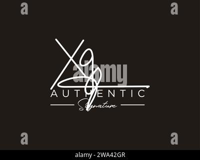 XG Signature Logo Template Vector Stock Vector Image & Art - Alamy
