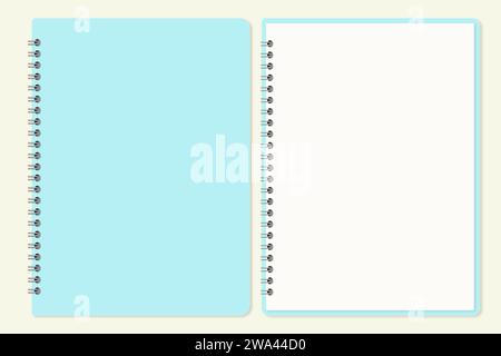 Digital Planner mockup, with place for your corporate identity details. Blank mock up. Stock Photo