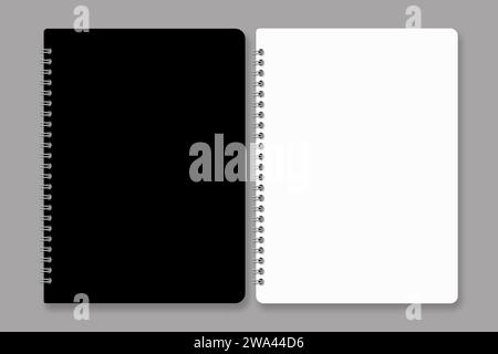 Digital Planner mockup, with place for your corporate identity details. Blank mock up. Stock Photo