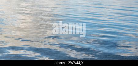 Blue sea surface with ripples Stock Photo