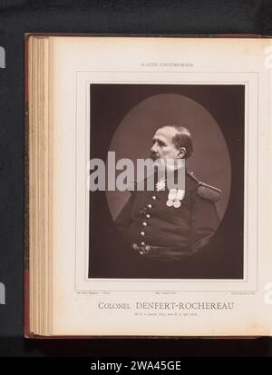 Portret van Pierre Philippe Denfert-Rochereau, Carjat et Cie., C. 1878 ...