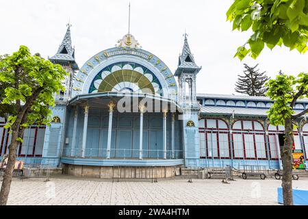 Pyatigorsk, Russia - May 12, 2023: Lermontov Gallery in Pyatigorsk, built in 1901, design with eclectic and modern style were developed by Ivan Ivanov Stock Photo