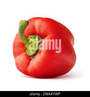 Red pepper isolated on white background. Stock Photo